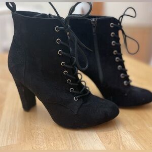Wild Diva Suede Booties